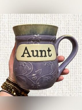 Cracker Barrel Purple Aunt Mug